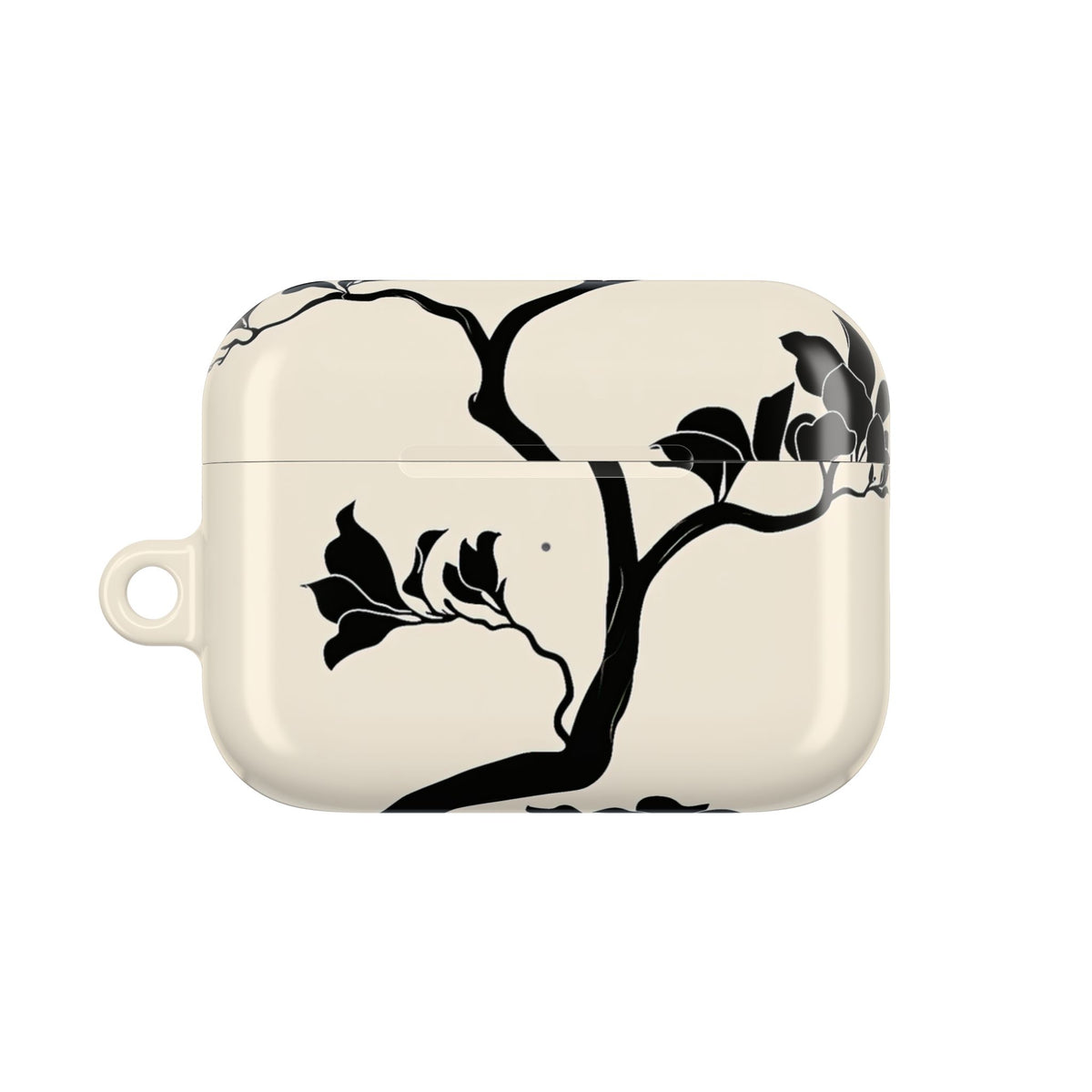 Ebony Magnolia · Hard Case for AirPods & AirPods Pro · Beige