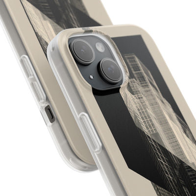 Beige Lite Phone Case for iPhone - Monolith Urban Grid