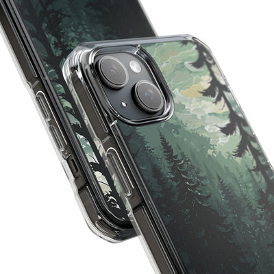 Misty Pine Shadow · Impact Phone Case for iPhone · Magsafe