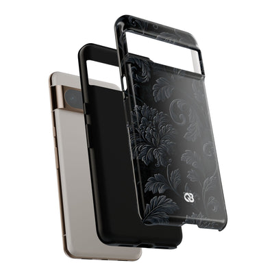 Obsidian Damask · Tough Phone Case for Pixel ·  Black