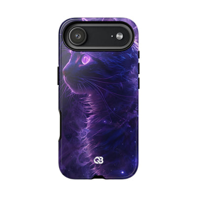 Purple Void Feline · Tough Custodia per iPhone