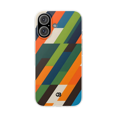 Angled Retro Mosaic · Soft Handyhülle für iPhone