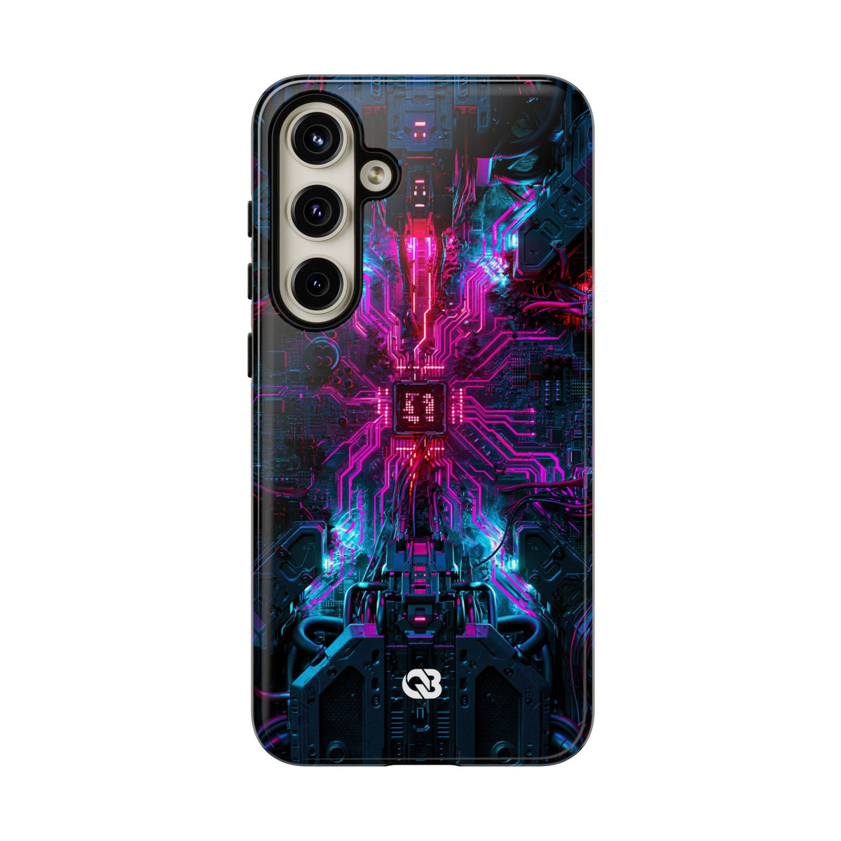Neural Circuit Core · Tough Phone Case for Samsung · Black