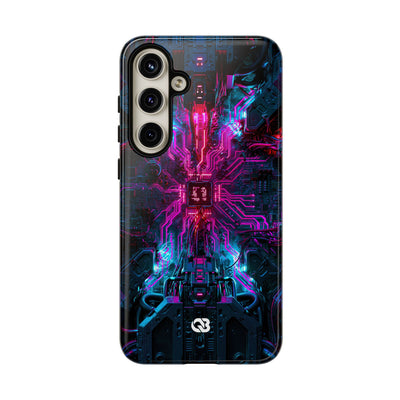 Neural Circuit Core · Tough Phone Case for Samsung · Black
