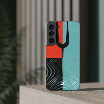 Teal Lite Phone Case for Samsung - Sonic Static Split