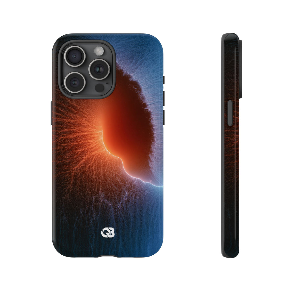 Thermal Aura Pulse · Tough Phone Case for iPhone · Blue