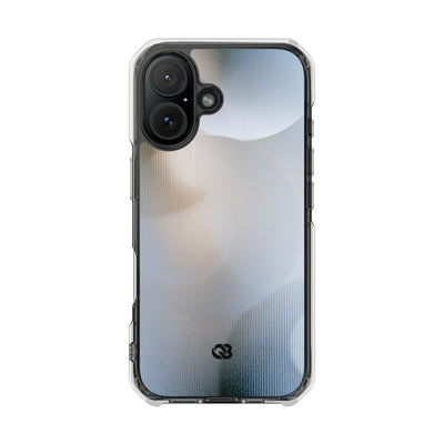 White Impact MagSafe Phone Case for iPhone - Frosted Ribbed Sphere