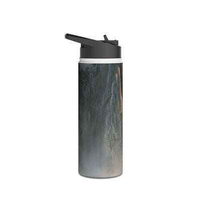 Sacred Mountain Mist · Insulated Water Bottle · Beige