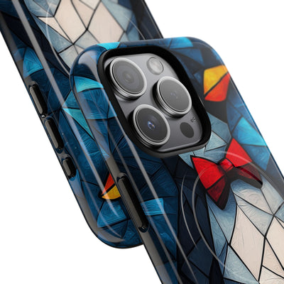 Mosaic Bowtie Penguin · Tough+ Phone Case for iPhone · Magsafe