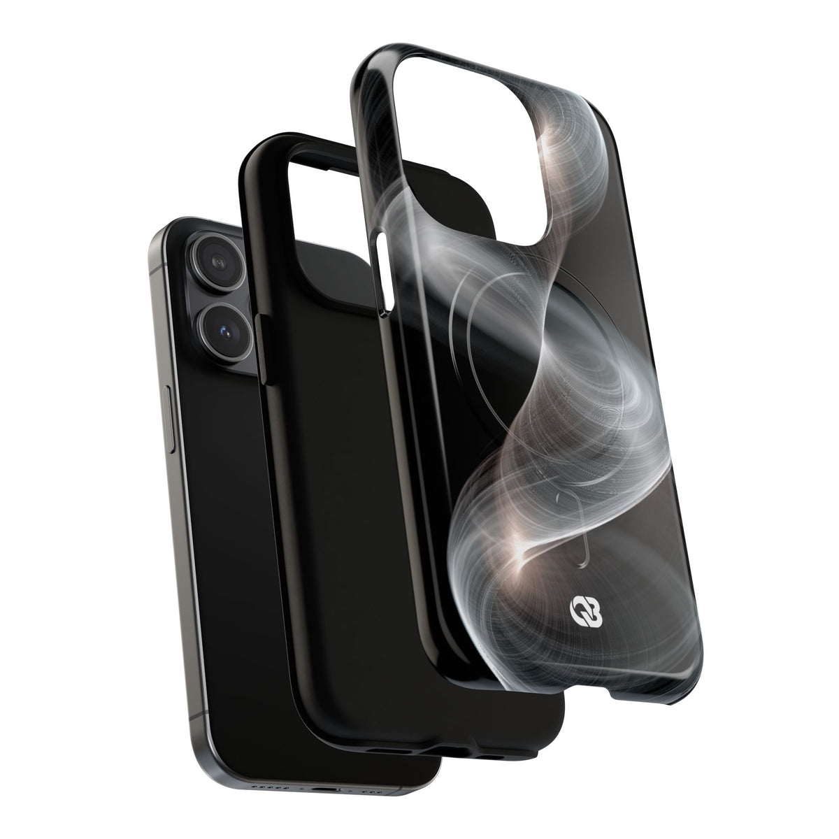 Luminous Vortex · Tough 2.0 Magnetic Phone Case for iPhone · Black