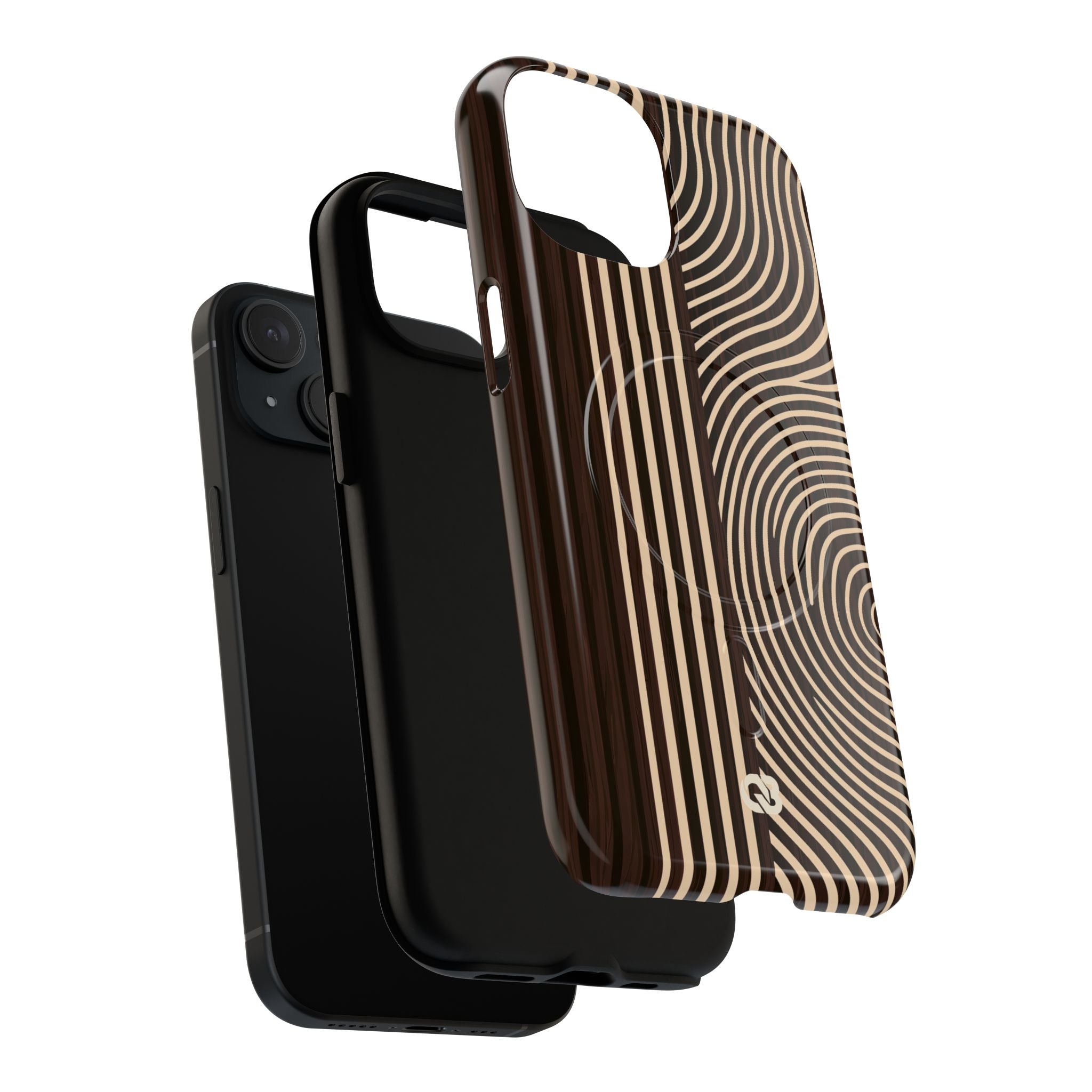 Brown Tough 2.0 Magsafe Phone Case for iPhone - Espresso Sand Ridge