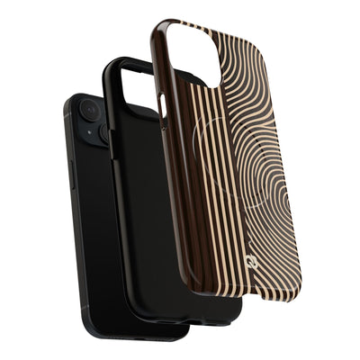 Brown Tough 2.0 Magsafe Phone Case for iPhone - Espresso Sand Ridge