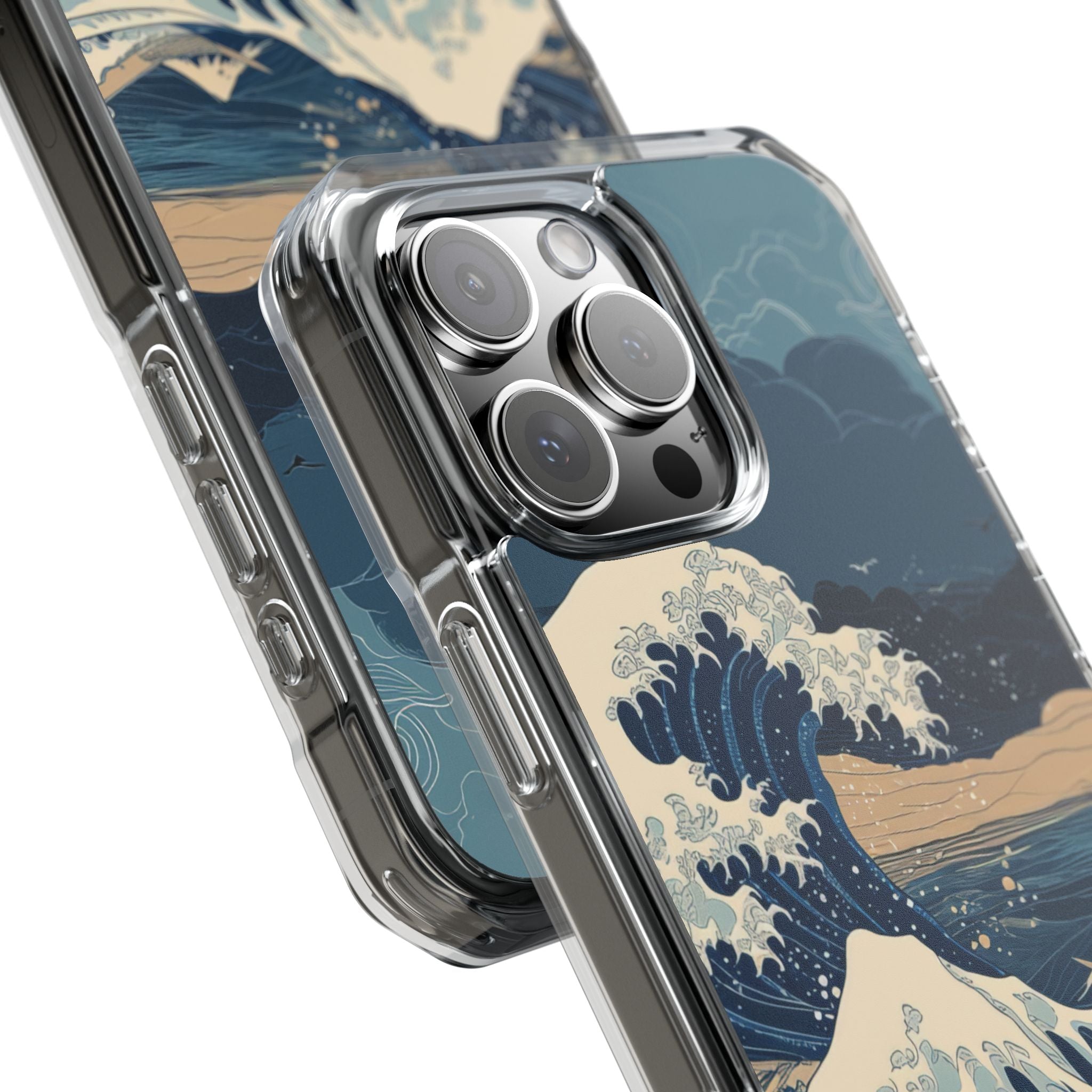 Cresting Blue Wave iPhone 16 Pro Max Case - Impact