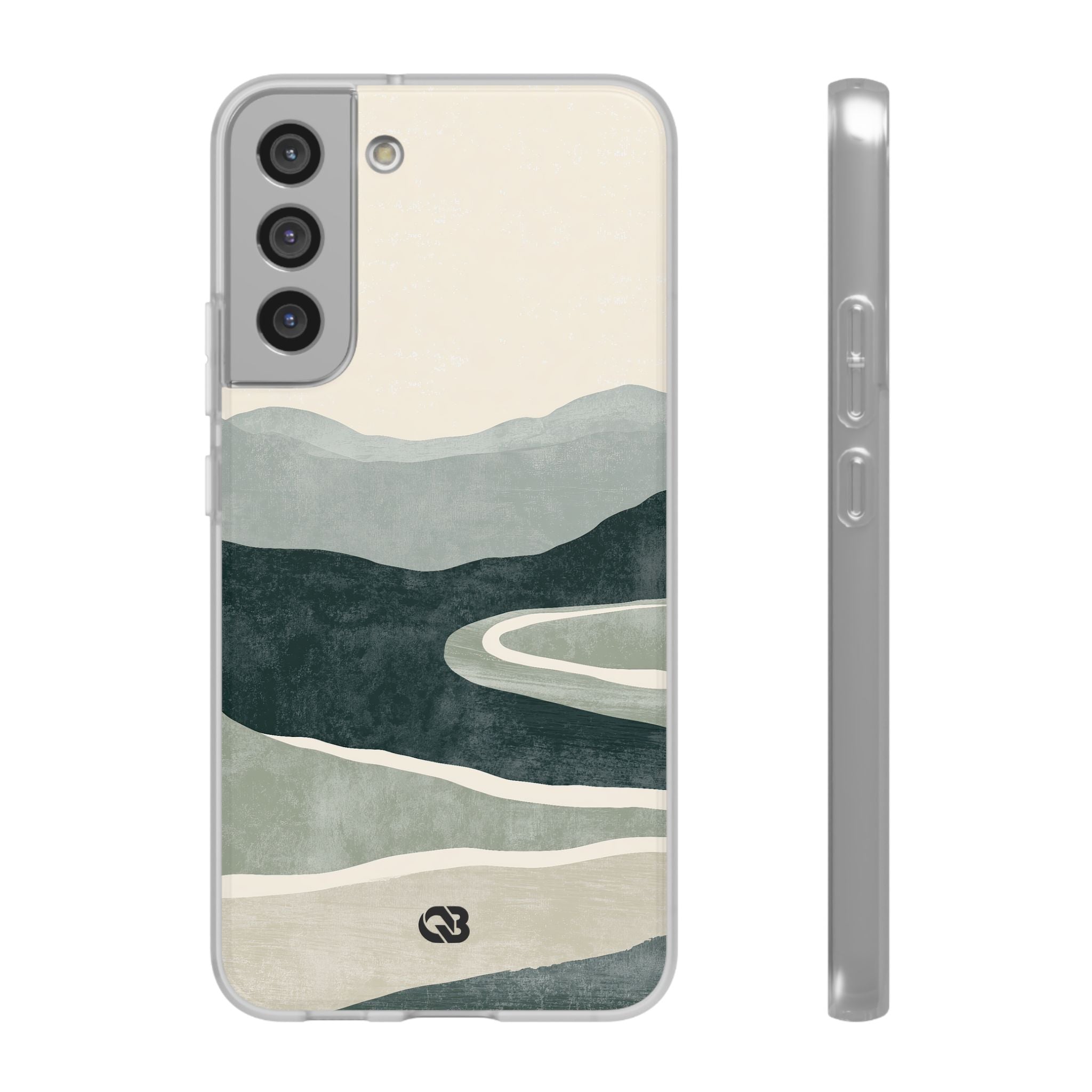 Green Lite Phone Case for Samsung - Misty Sage Valley