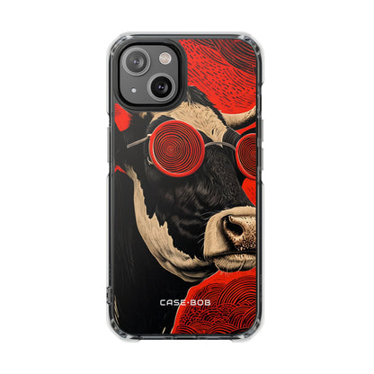 Hypnotic Cow iPhone 14 Case - Impact