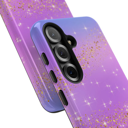 Golden Glide Samsung S25 Case - Tough