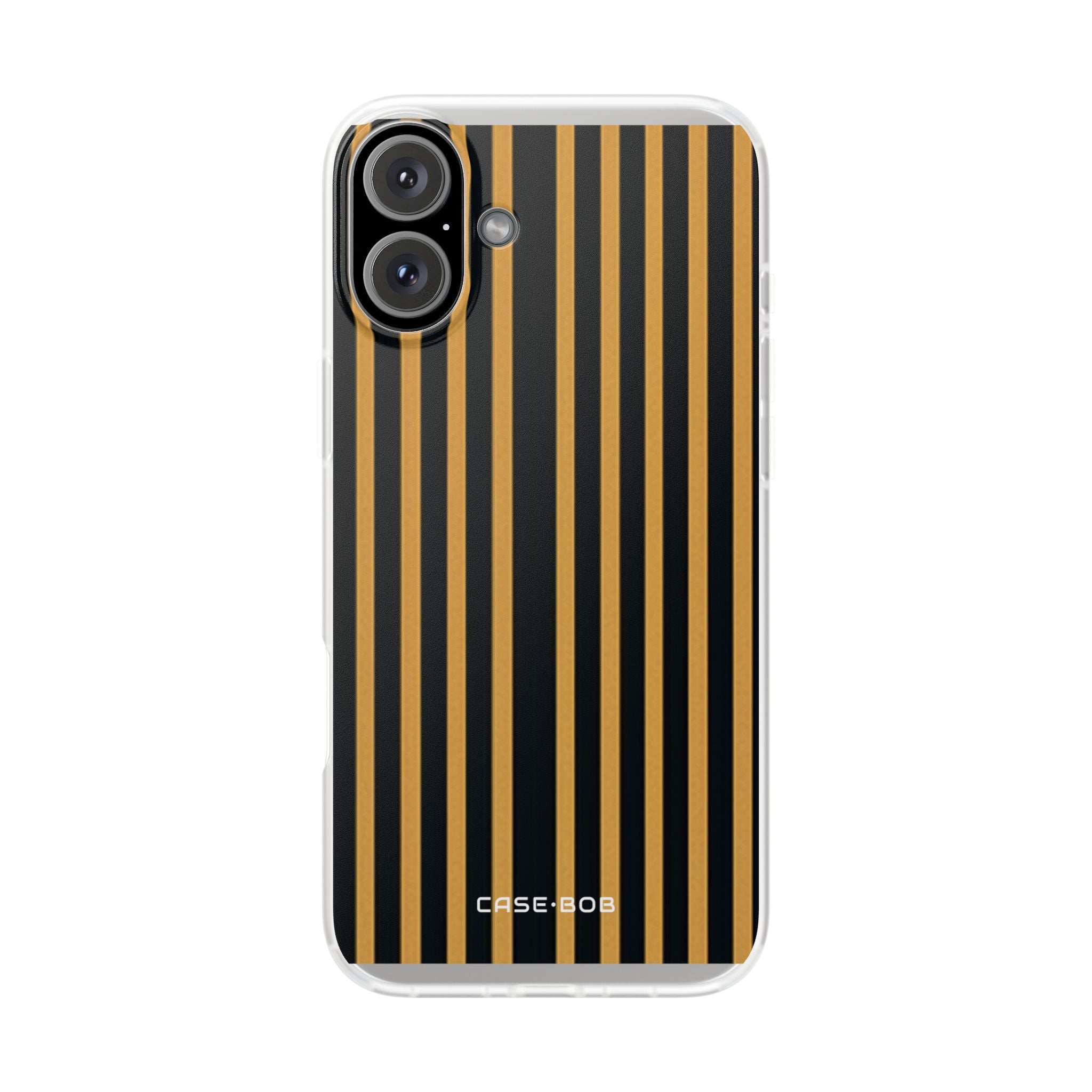 Golden Stripes iPhone 16 Plus Case - Soft