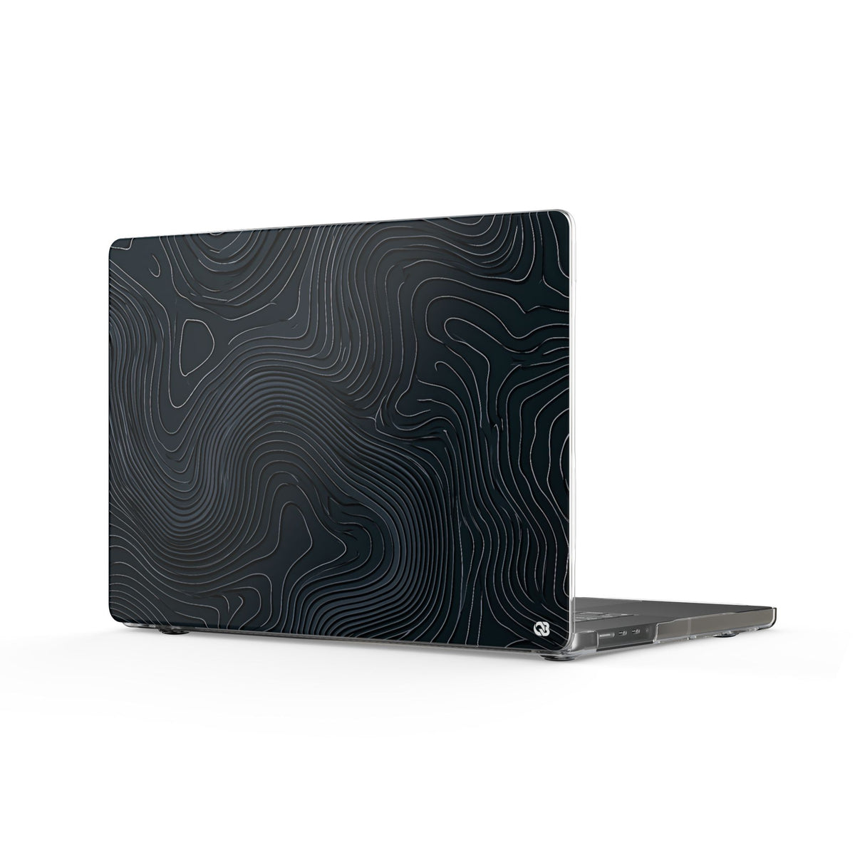Obsidian Elevation · Clear Hard Case for MacBook · Black