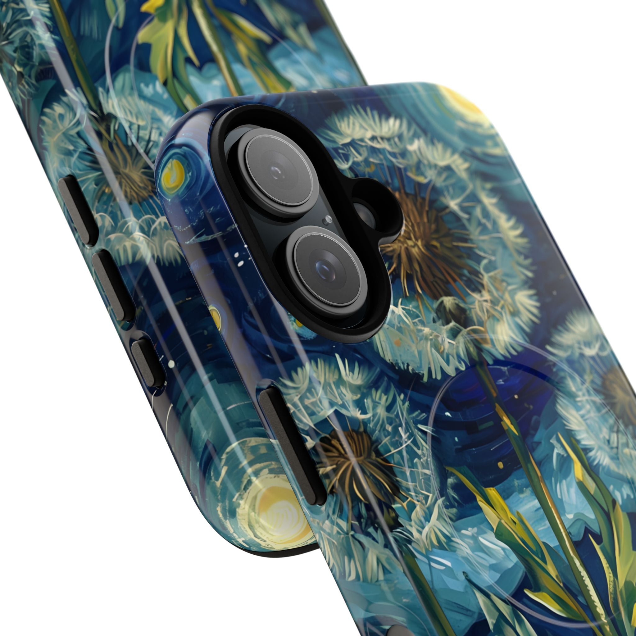 Starry Dandelion Swirl · Tough+ Coque de téléphone pour iPhone · Magsafe