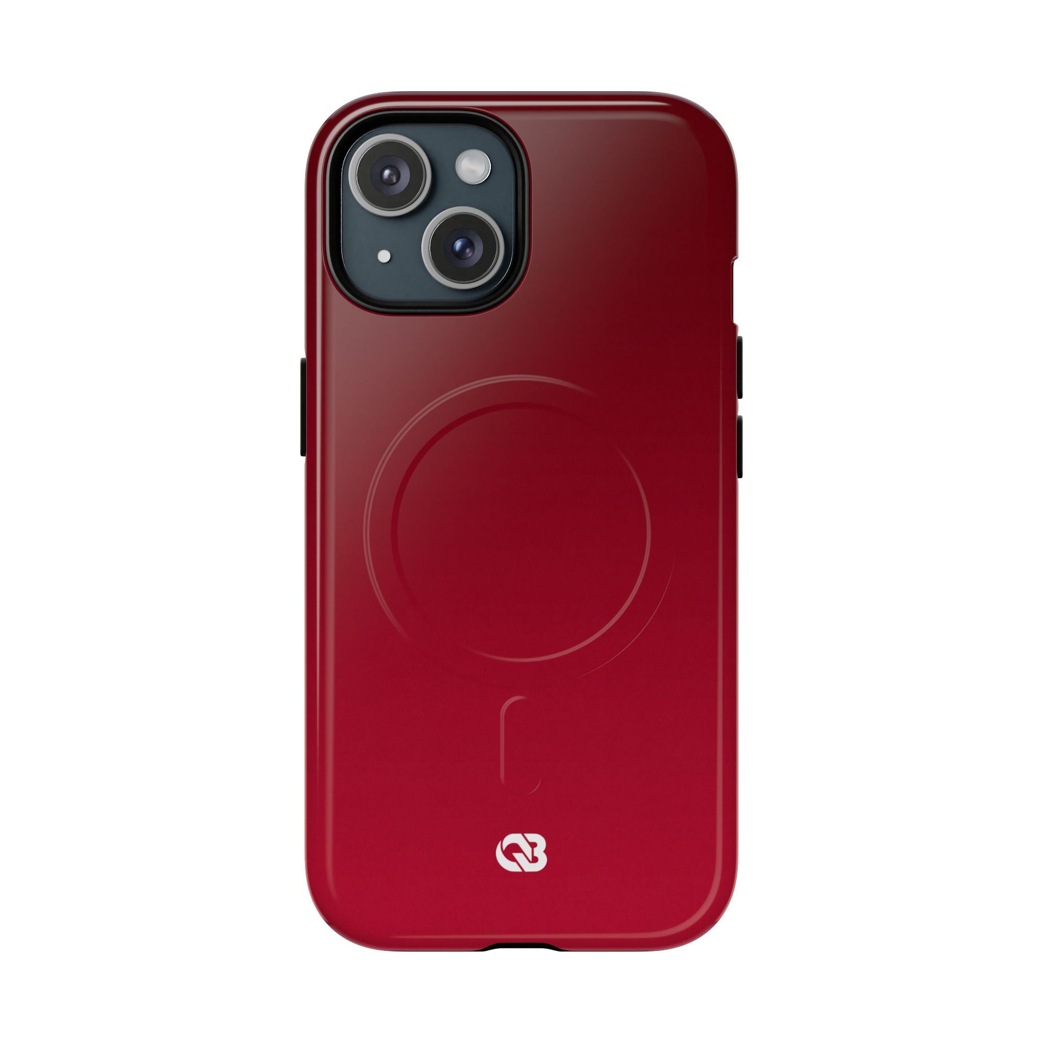 Red Tough 2.0 Magsafe Phone Case for iPhone - Crimson Velvet Fade