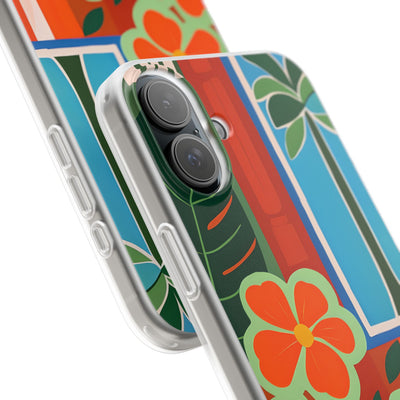 Vivid Jungle Collage · Soft Case dla iPhone