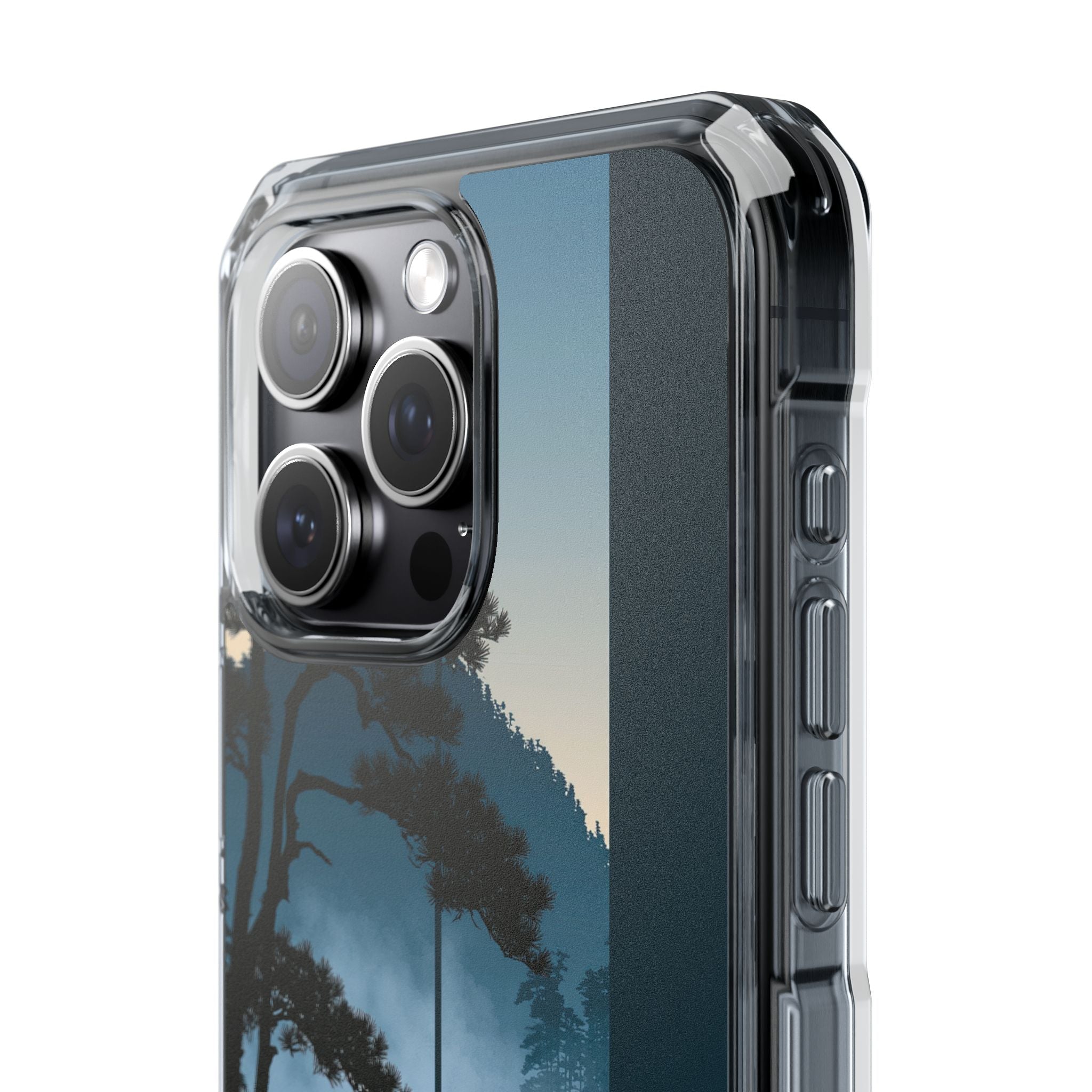 Blue Impact MagSafe Phone Case for iPhone - Kyoto Mist Pine