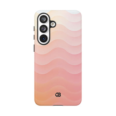 Blush Horizon Waves · Tough Phone Case for Samsung · Pink