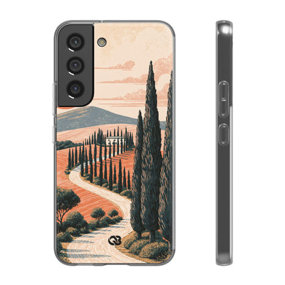 Tuscan Cypress Horizon · Lite Phone Case for Samsung · Orange