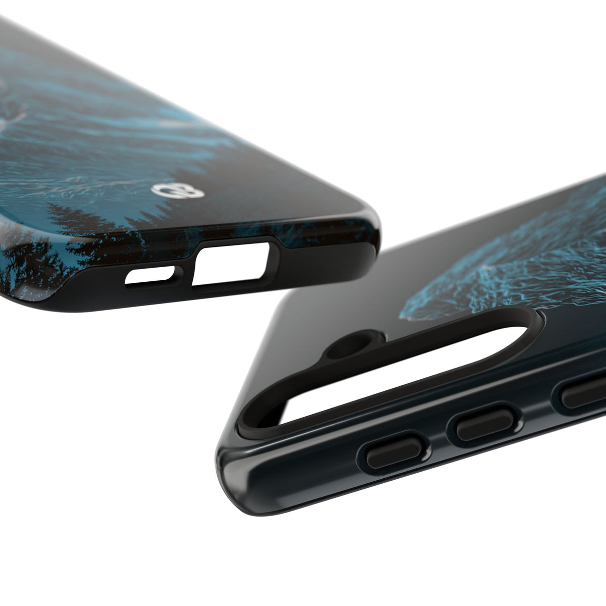 Glacial Alpine Peak · Tough Phone Case for Samsung · Blue