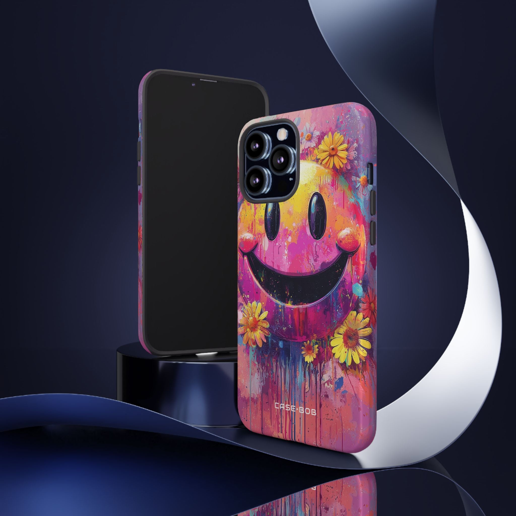 Smiley Bloom iPhone 13 Pro Max Case - Tough