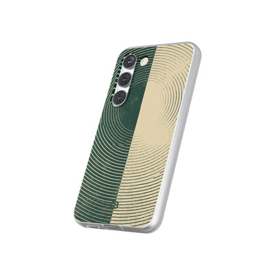 Green Lite Phone Case for Samsung - Evergreen Split Grain