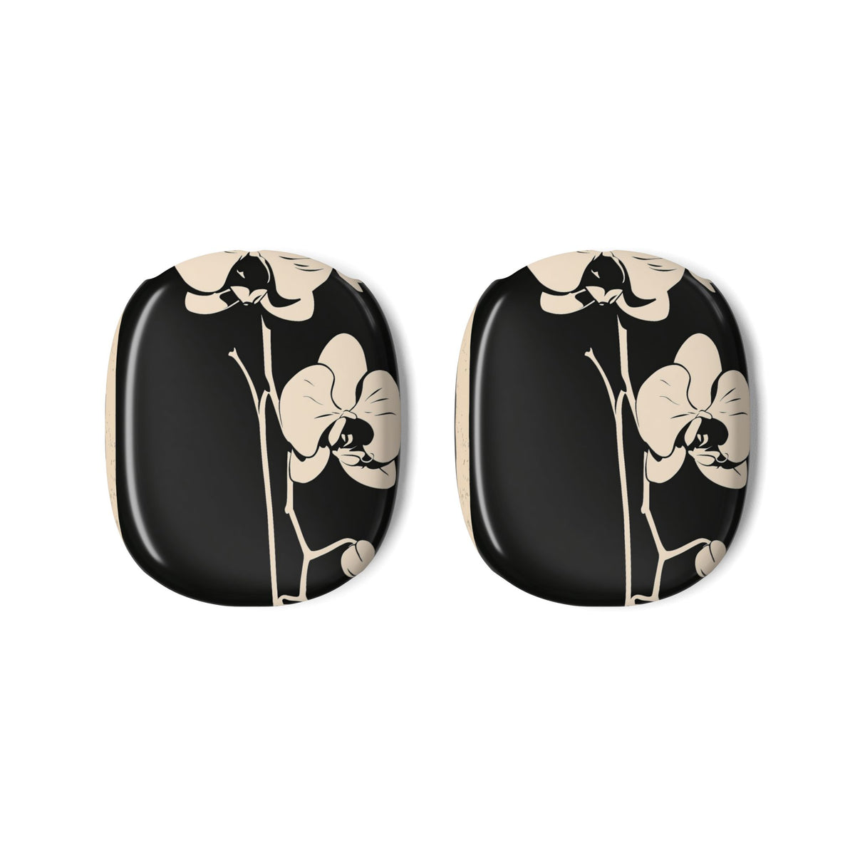 Nocturne Orchid · Hard Case for AirPods Max · Black