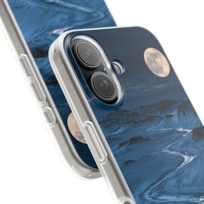 Arctic Moon Drift · Lite Phone Case for iPhone ·  Blue