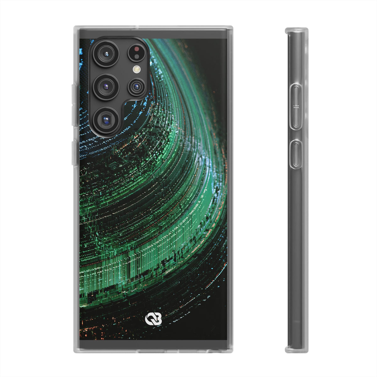 Orbital Data Stream · Lite Phone Case for Samsung · Green