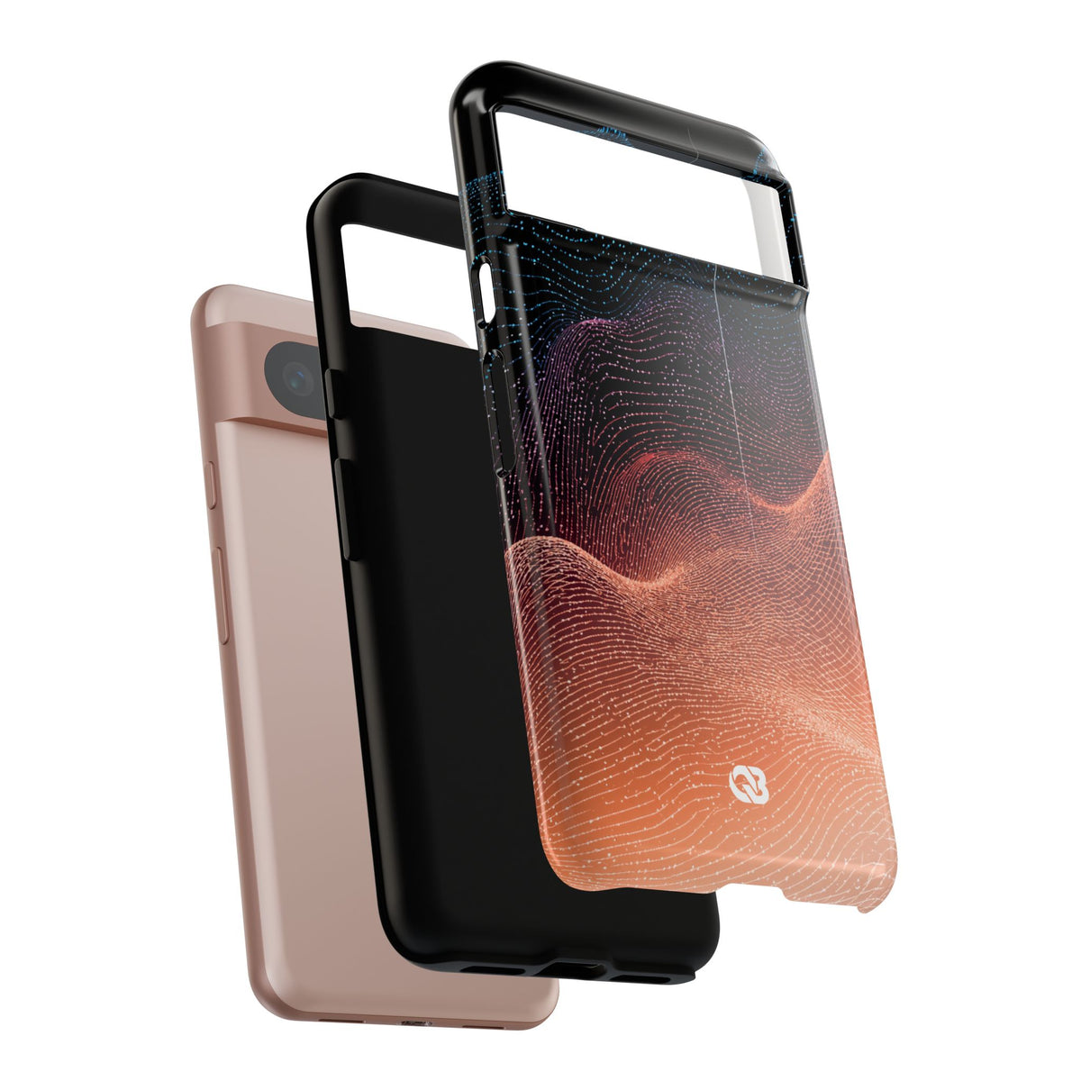Spectral Elevation · Tough Phone Case for Pixel ·  Orange