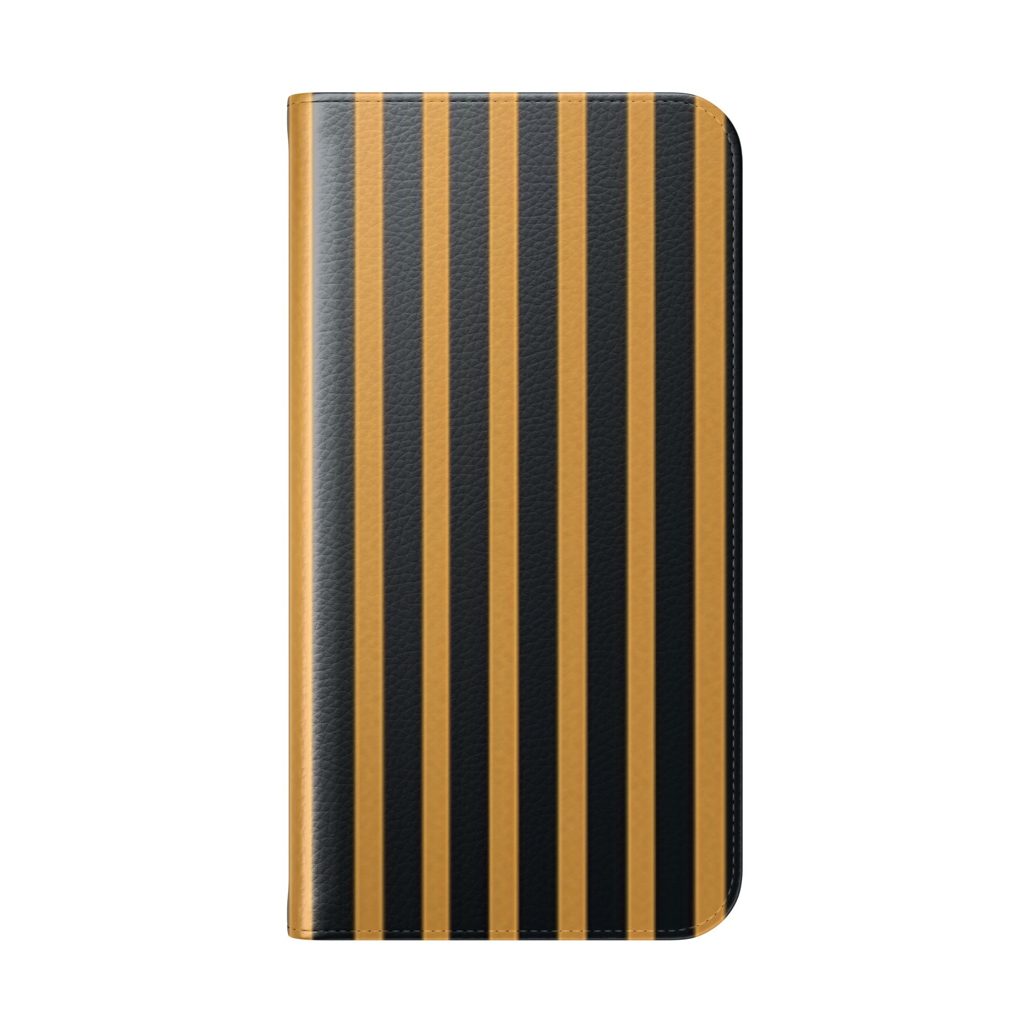 Golden Stripes - iPhone 15 Pro Max Case - Wallet