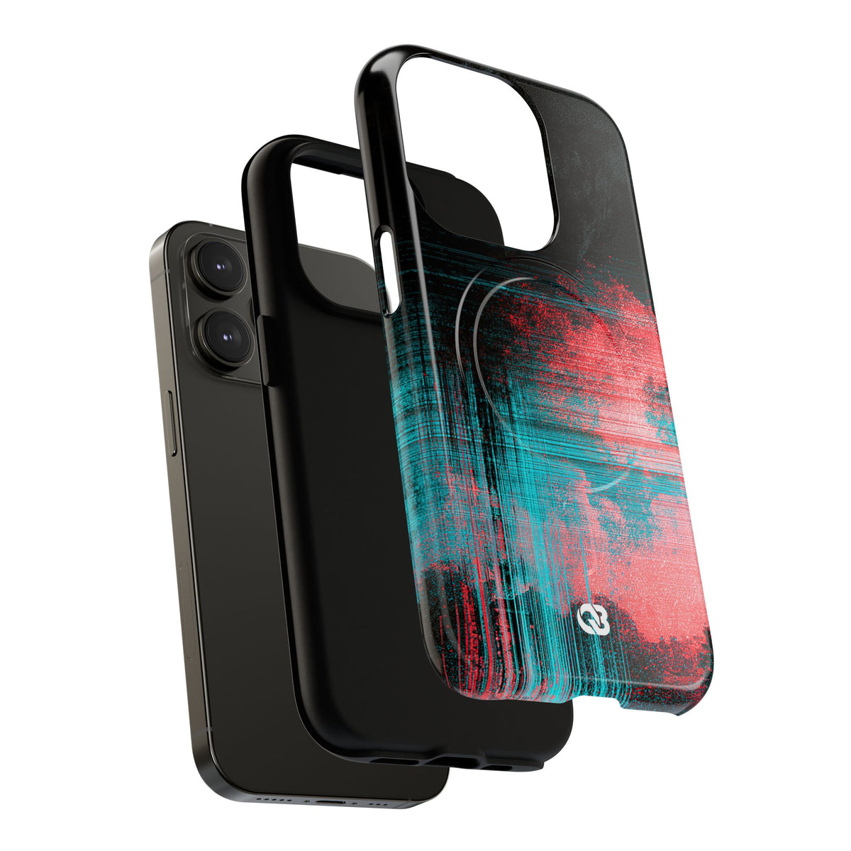 Digital Signal Drift · Tough 2.0 Magnetic Phone Case for iPhone · Black
