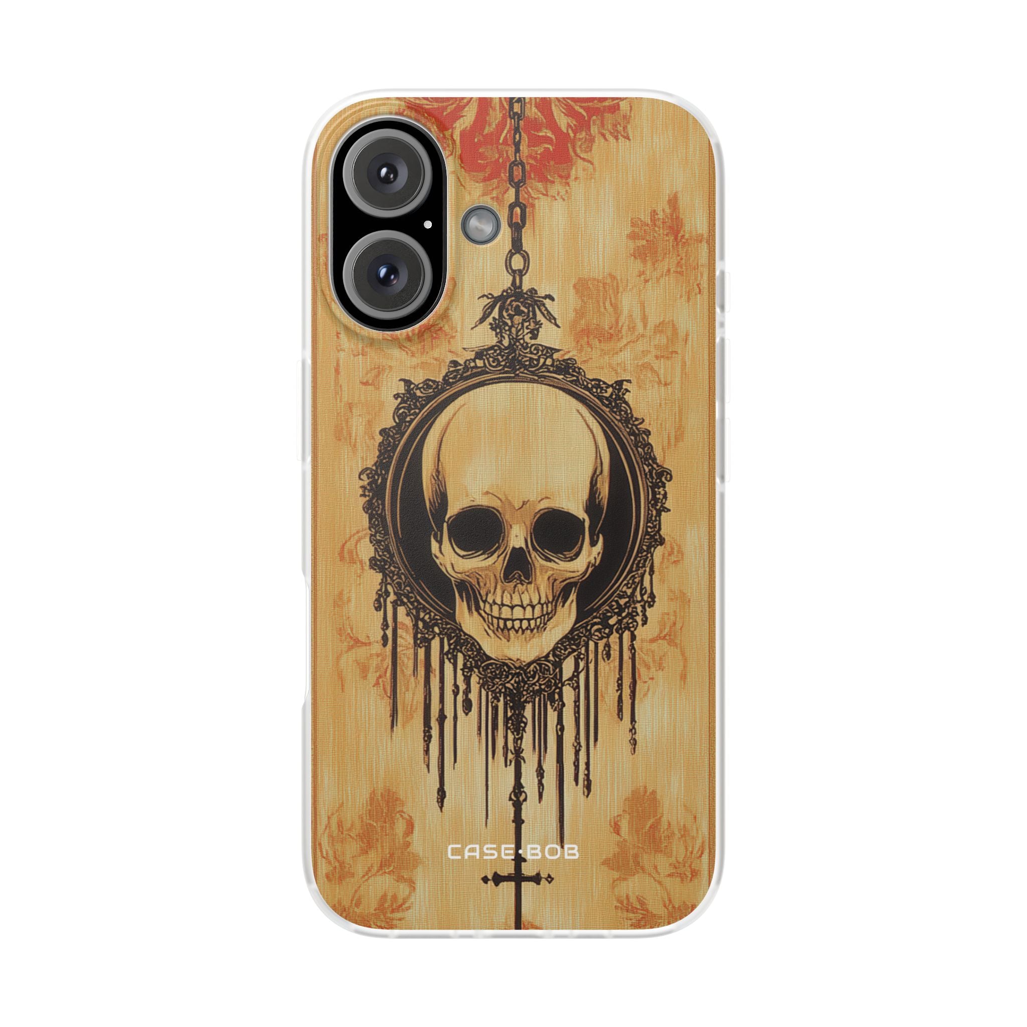 Skull Pendant iPhone 16 Case - Soft