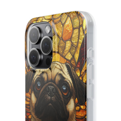 Amber Pug Divinity · Soft Case for iPhone