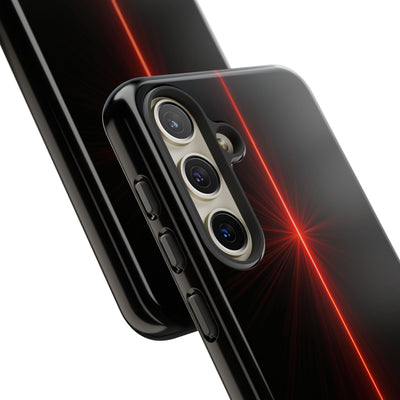 Red Tough Phone Case for Samsung - Crimson Flare Vector