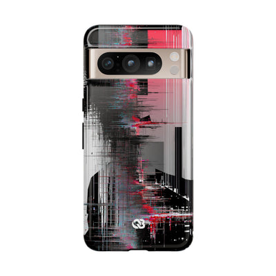 Black Tough Phone Case for Google Pixel - Crimson Data Leak