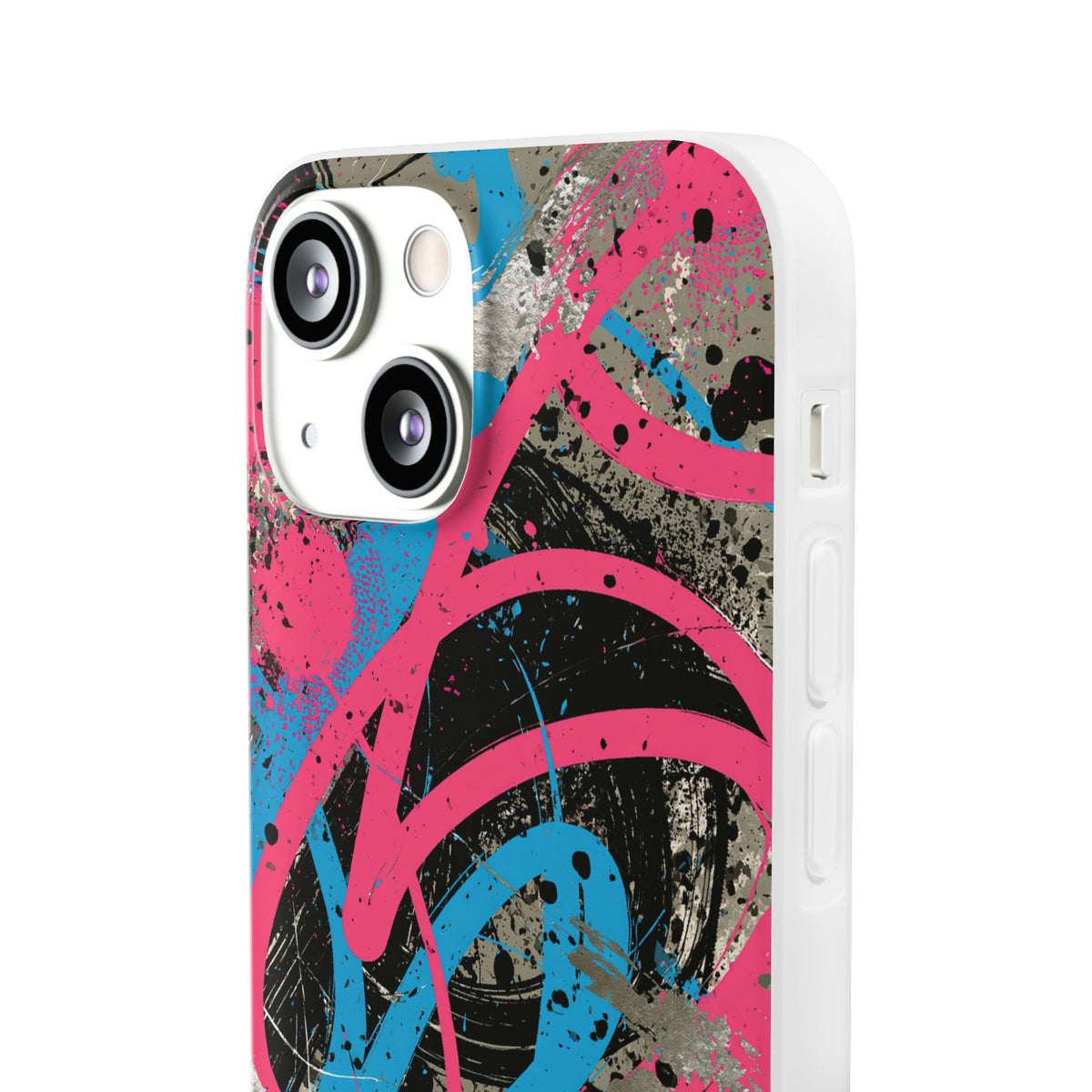 Cyber Splatter Flow · Lite Phone Case for iPhone ·  Pink