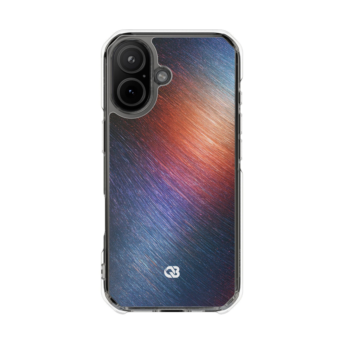 Radiant Energy Stream · Clear Impact Magnetic Phone Case for iPhone · Blue