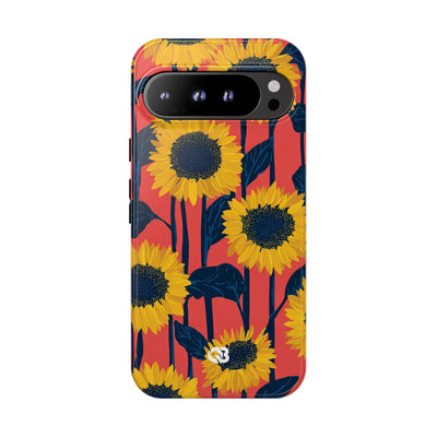 Solar Navy Bloom · Tough Phone Case for Google Pixel