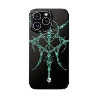 Teal Cyber Sigil · Lite Phone Case for iPhone ·  Teal