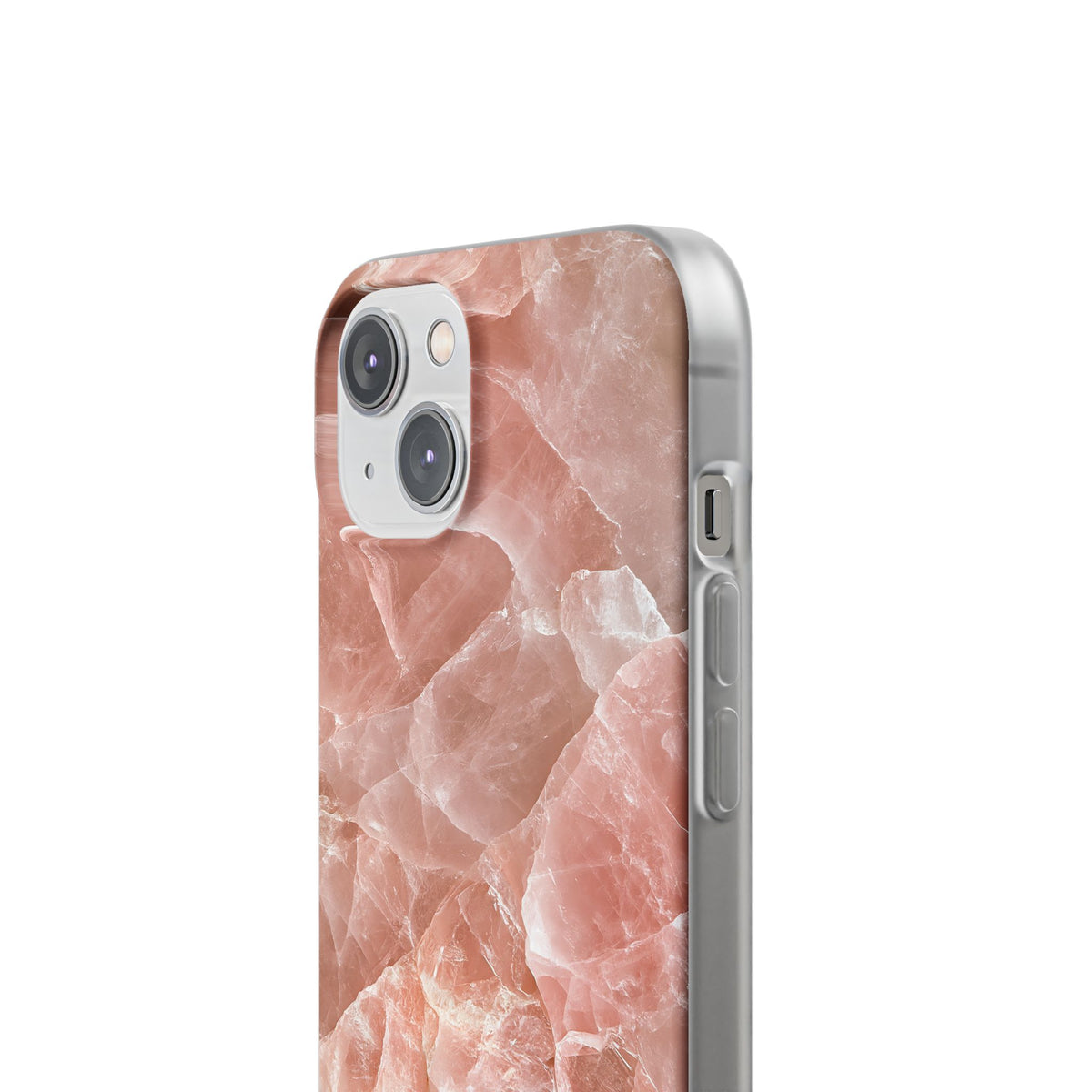 Rose Quartz Facet · Lite Phone Case for iPhone ·  Pink