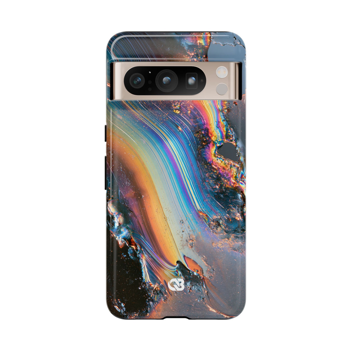 Prismatic Aura Flow · Tough Phone Case for Pixel ·  Blue