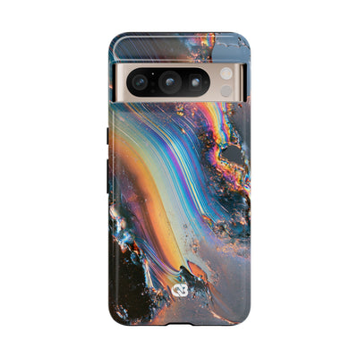 Prismatic Aura Flow · Tough Phone Case for Pixel ·  Blue