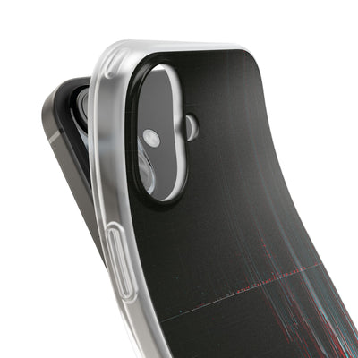Black Lite Phone Case for iPhone - Corrupted Data Stream