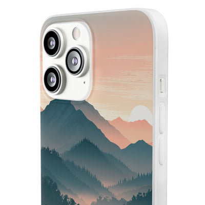 Misty Pine Summit · Lite Phone Case for iPhone ·  Green